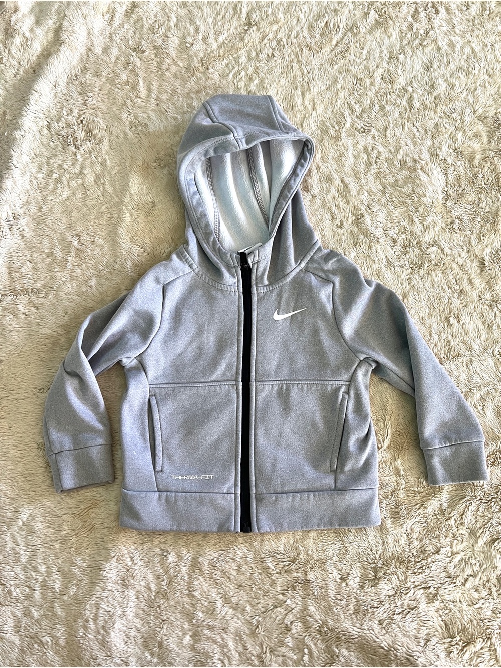 NIKE Boy's Therma-Fit Athleisure Zip Up Hoodie Size 2T